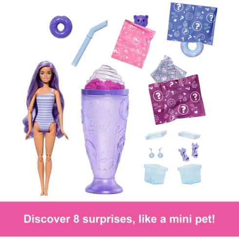 Barbie Slime Reveal, Illatos shaker baba, lila, 02554