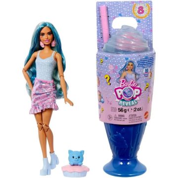 Barbie Slime Reveal, Illatos shaker baba, kék, 02555
