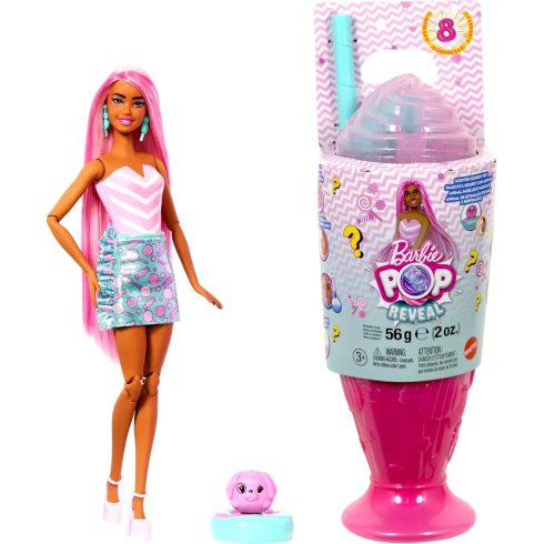 Barbie Slime Reveal, Illatos shaker baba, pink, 02560