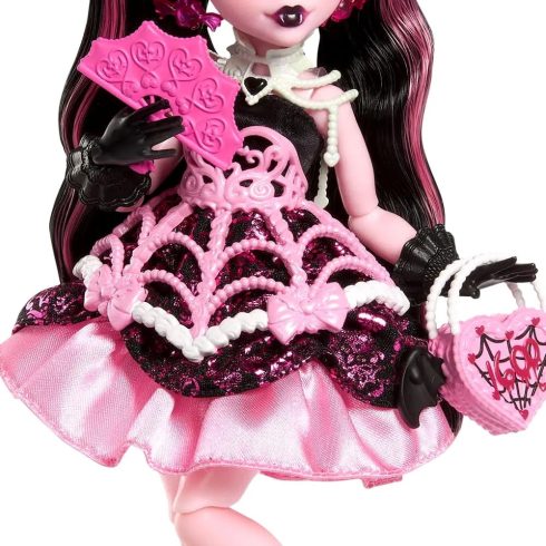 Monster High Misztikus Mulatság, Draculaura baba játékszett, 02564