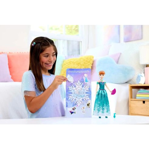 Jégvarázs, Varázslatos Meglepetés Anna baba, 2025, 02570