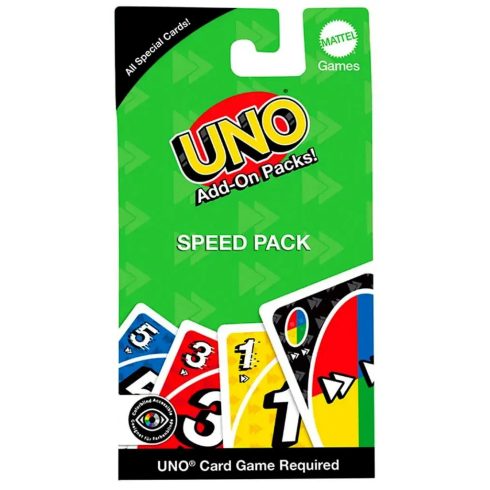 UNO Kiegészítő kártyacsomag, 4 féle, 02598