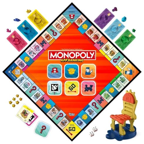 Monopoly Virtuális Bank társasjáték, 02825