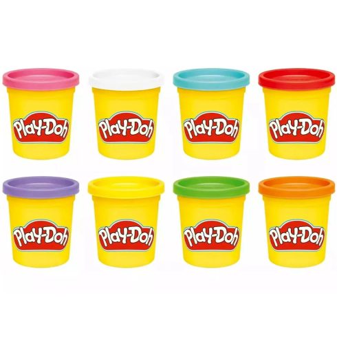 Play Doh, 8 tégelyes gyurma játékszett, 680 gramm, 02833
