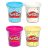   Play Doh, 4 tégelyes gyurma játékszett, 340 gramm, mosolygós nap, 02834