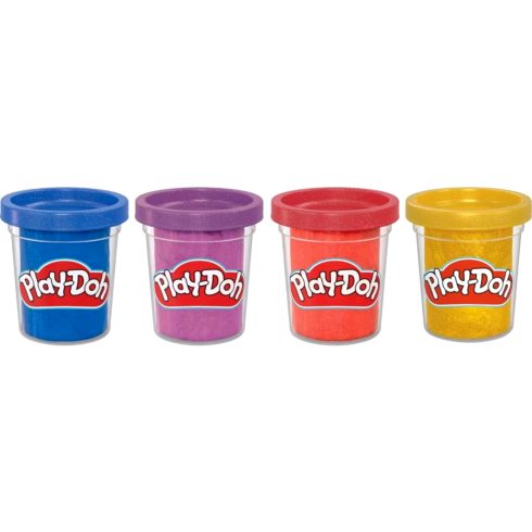 Play Doh, 4 tégelyes gyurma játékszett, 340 gramm, virágos, 02837