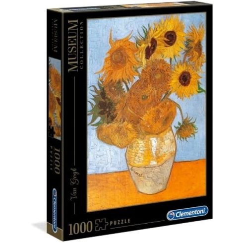 Clementoni - 1000 darabos puzzle - Vincent van Gogh - Napraforgók - 02878