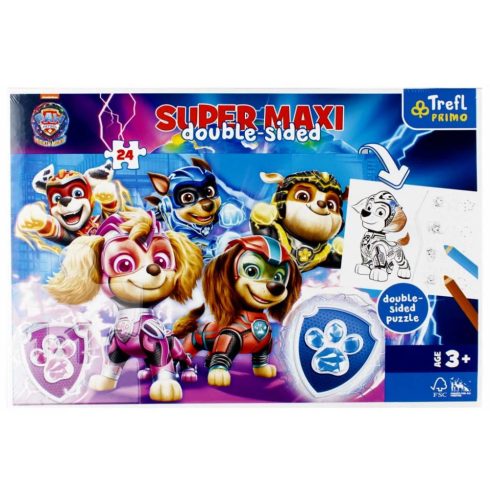 Trefl 24 darabos Super Maxi puzzle csomag, Mancs őrjárat, 03001