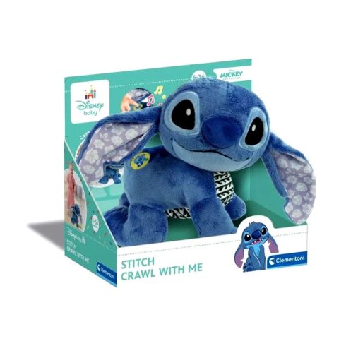 Clementoni Baby, Disney Stitch mászó plüss figura, 03004