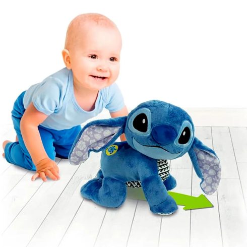 Clementoni Baby, Disney Stitch mászó plüss figura, 03004