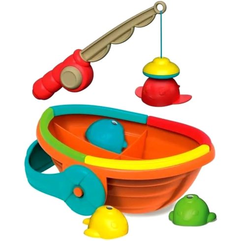 Clementoni Baby, Szivárvány horgászjáték játékszett, 03007