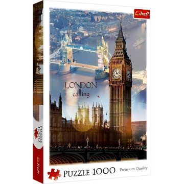 Trefl 1000 darabos puzzle csomag, London hajnalban, 03012