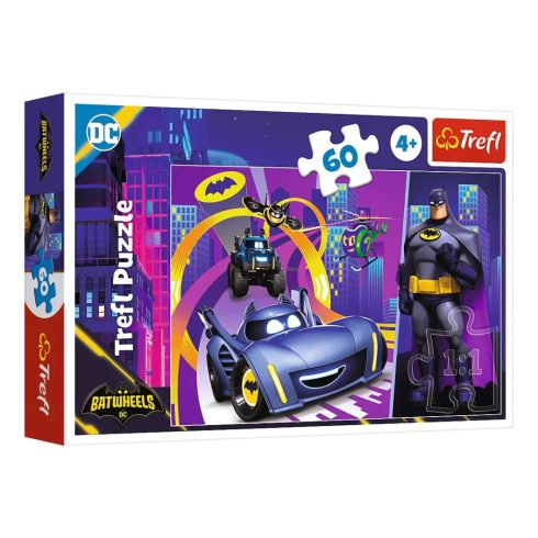 Trefl 60 darabos Batweels puzzle csomag, 03020