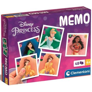   Clementoni Disney Hercegnők memóriajáték, 48 darabos csomag, 03047