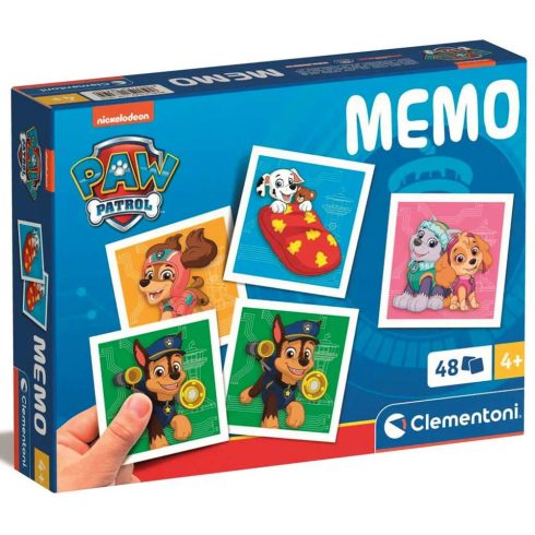 Clementoni Mancs őrjárat memóriajáték, 48 darabos csomag, 03053