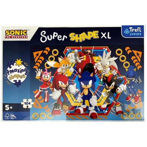 Trefl, 104 darabos XL Sonic puzzle csomag, 03063