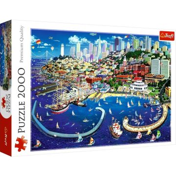   Trefl, San Francisco öböl, 2000 darabos puzzle csomag, 03069