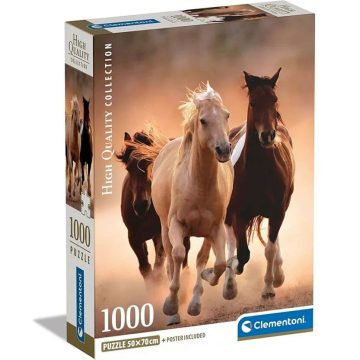   Clementoni, Vágtázó lovak 100 darabos puzzle csomag, 03071