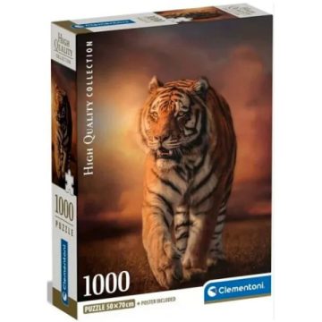 Clementoni, 1000 darabos Tigris puzzle csomag, 03072