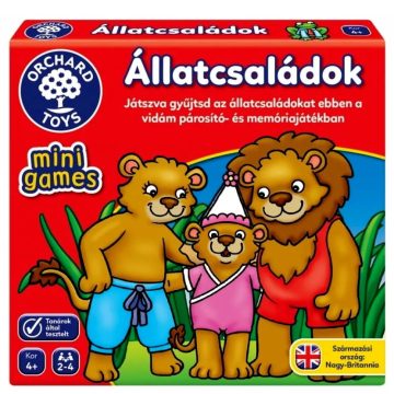 Orchard Toys, Állatcsaládok mini társasjáték, 03105
