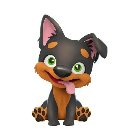 Kidz World, pancsoló kutyusok, Corgi, 03113