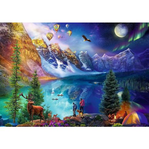 Trefl, 2 x 500 darabos puzzle szett, Amerikai tájak, 03163