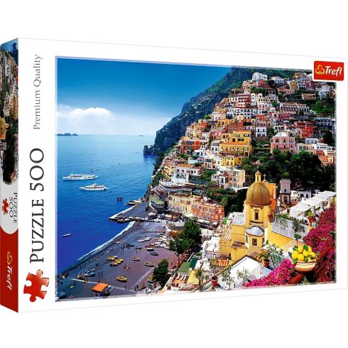 Trefl, Positano Amalafi Tengerpart, 500 darabos puzzle csomag, 03169