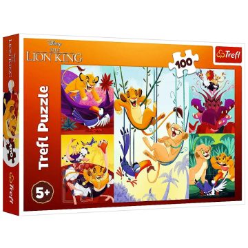 Trefl Oroszlánkirály, 100 darabos puzzle csomag, 03186