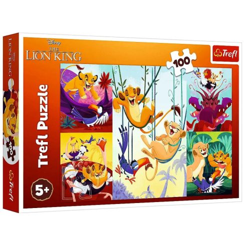 Trefl Oroszlánkirály, 100 darabos puzzle csomag, 03186