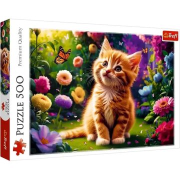 Trefl, 500 darabos puzzle, Aranyos cica, 03209
