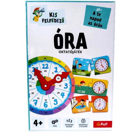 Trefl, Kis felfedező oktató játékszett, Óra, Új kiadás, 03210