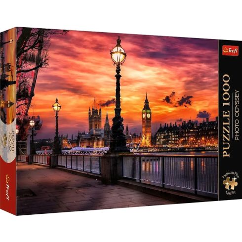 Trefl, 1000 darabos premium puzzle, Big Ben, London, 03214