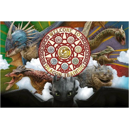 Trefl, 100 darabos puzzle, Így neveld a sárkányodat, 03218