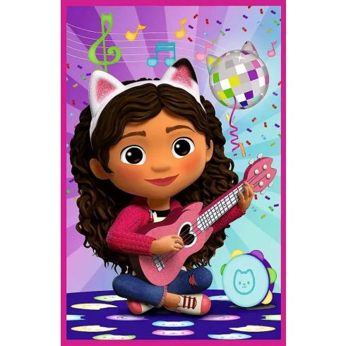 Trefl, 3 x 50 darabos puzzle szett, Gabi babaháza, Gabi cicákkal, 03219