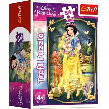   Trefl, 54 darabos mini puzzle szett, Gyönyörű Disney hercegnők, 03223