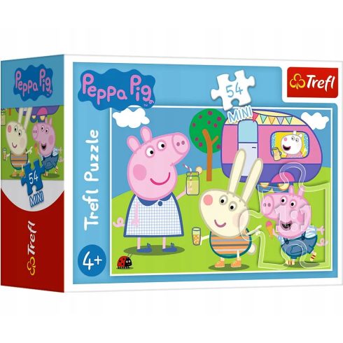 Trefl, 54 darabos mini puzzle szett, Peppa malac boldog napjai, 03226