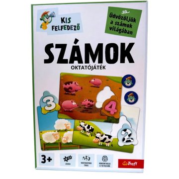   Trefl, Kis felfedező oktató játékszett, Számjegyek, Új kiadás, 03228
