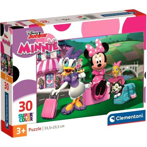 Clementoni 30 darabos supercolor puzzle, Minnie egér, 03246