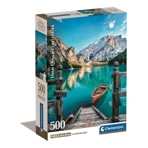 Clementoni 500 darabos HQC puzzle, Braies tó, 03251