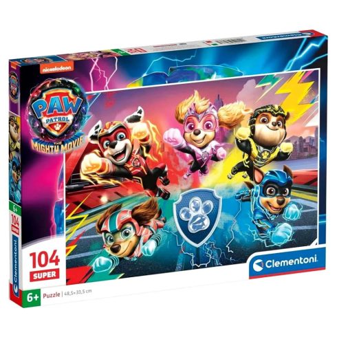 Clementoni 104 darabos super puzzle, Mancs őrjárat, A szuperfilm, 03264