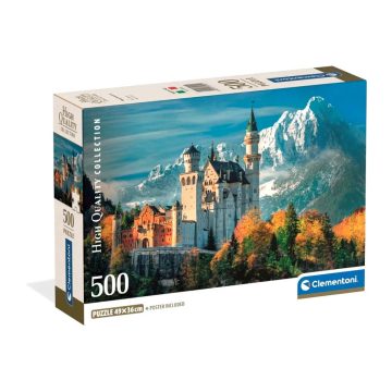   Clementoni 500 darabos HQC compact puzzle, Neuschwanstein kastély, 03269
