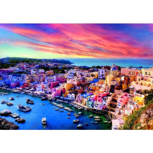 Clementoni 1500 darabos HQC compact puzzle, Procida sziget, 03271