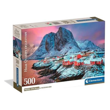   Clementoni 500 darabos HQC compact puzzle, Hamnøy falu, 03273