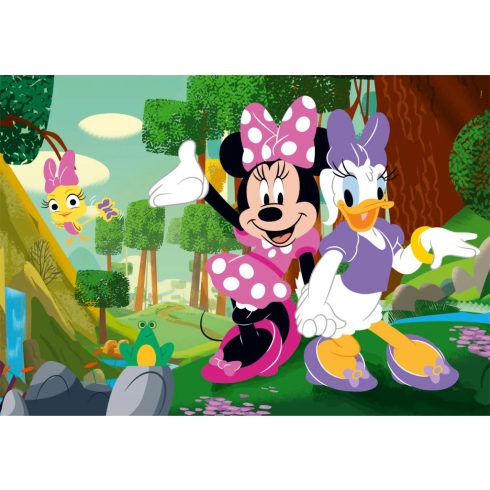 Clementoni 2 x 60 darabos supercolor puzzle, Disney Minnie egér, 03275
