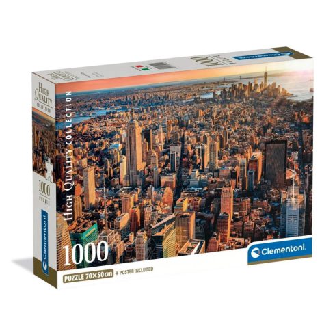 Clementoni 1000 darabos HQC puzzle, New York épületei, 03279