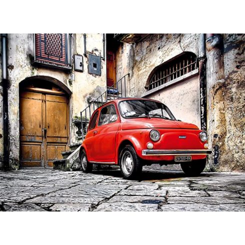 Clementoni 500 darabos HQC compact puzzle, Fiat 500, 03282