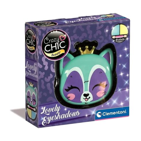 Clementoni, Crazy Chic Szemhéjfesték szett, róka, 03285