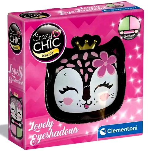 Clementoni, Crazy Chic Szemhéjfesték szett, párduc, 03290
