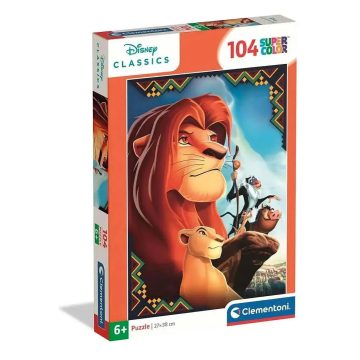   Clementoni 104 darabos supercolor puzzle, Disney Oroszlánkirály, 03292