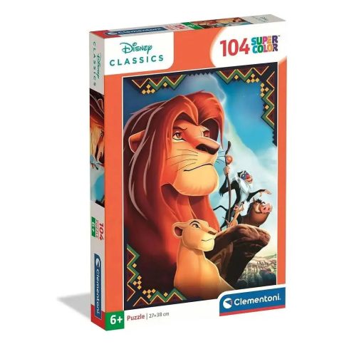 Clementoni 104 darabos supercolor puzzle, Disney Oroszlánkirály, 03292